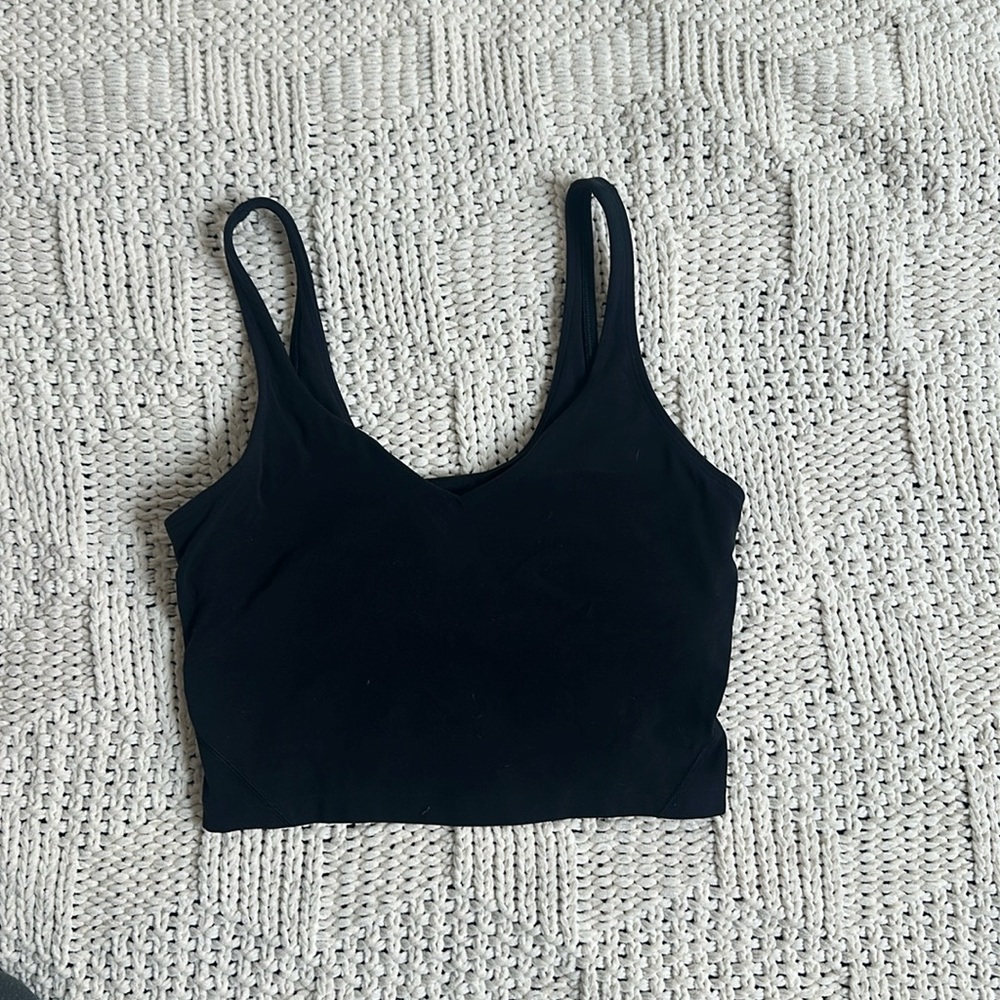 Lululemon black align workout top